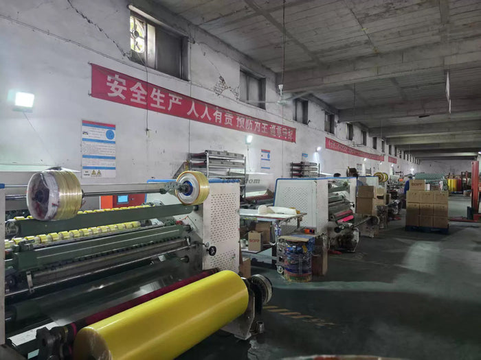 Real packing tape production line in StickBond factory